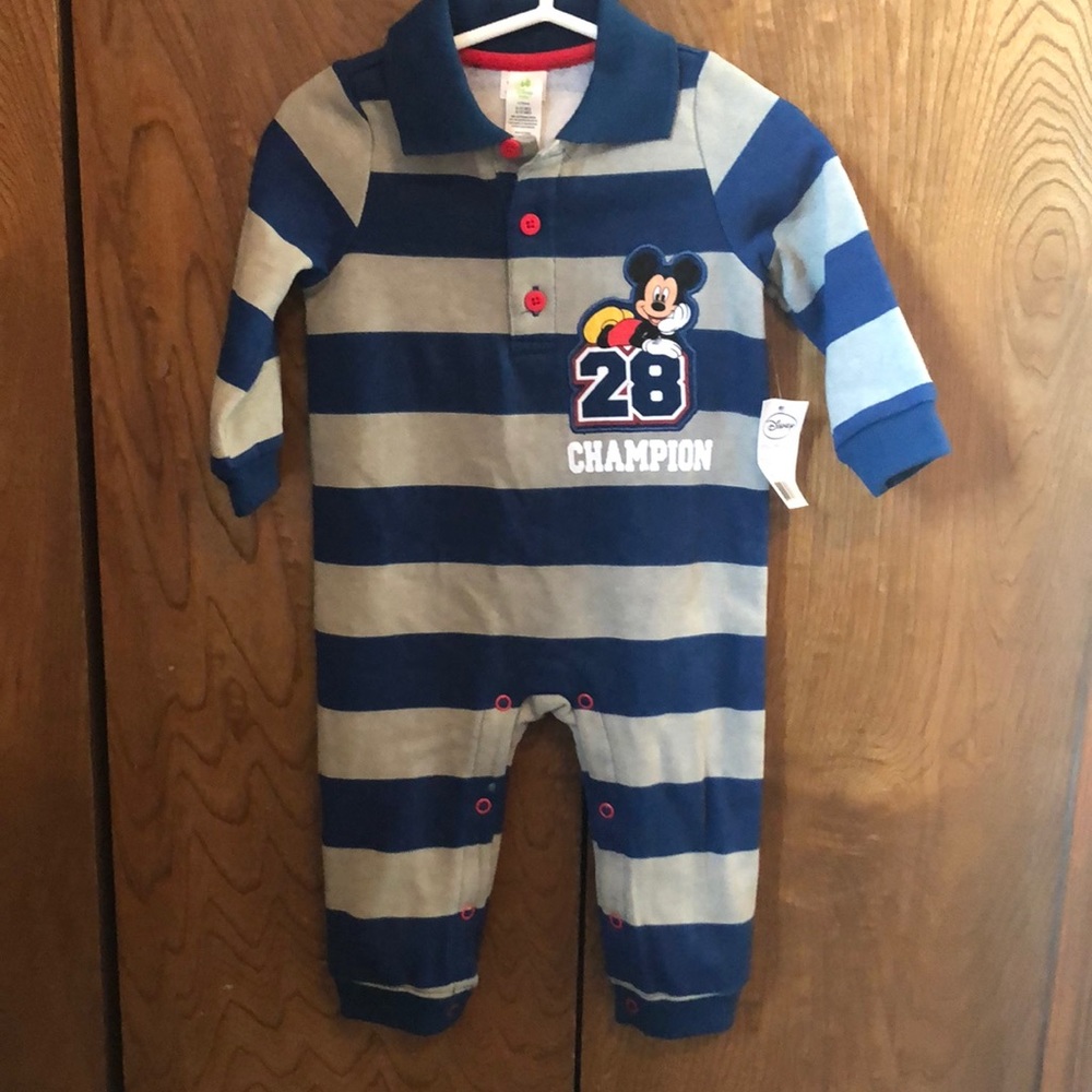 NWT Mickey Mouse 1 piece Boys outfit